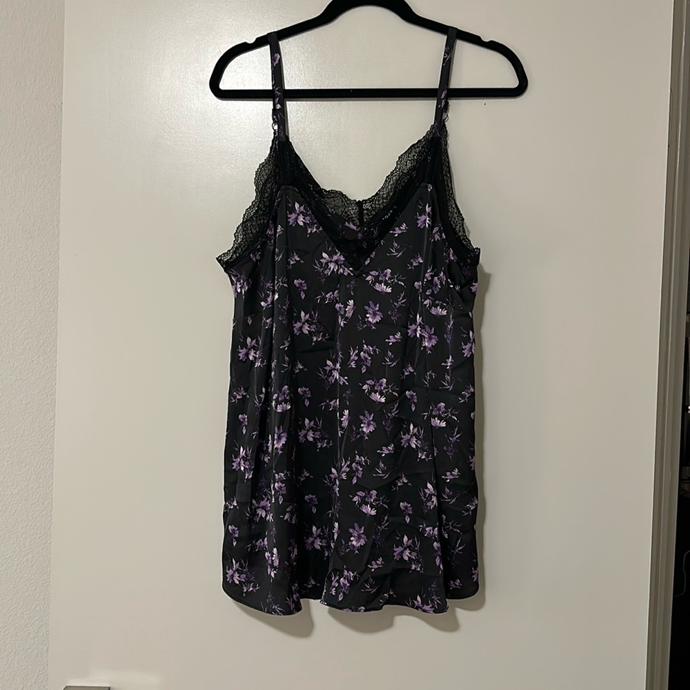 Silky torrid spaghetti strap blouse